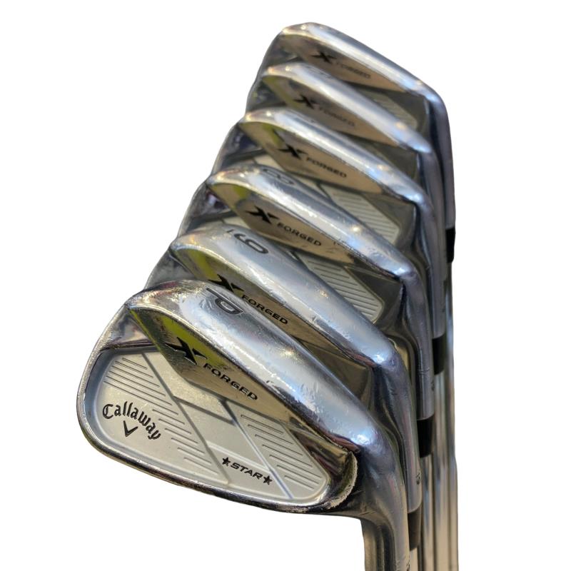【中古】 キャロウェイ X FORGED STAR 6S アイアンセット IR NS PRO 950GH neo (フレックスS) メンズ 男性用 右利き 右用 Cランク ゴルフクラブ