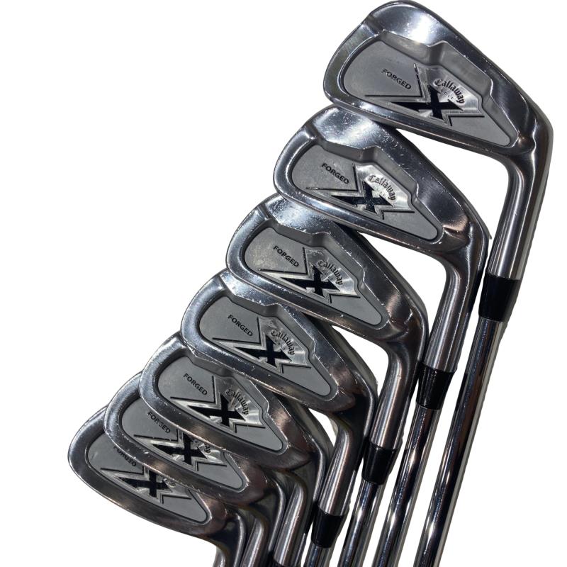 【中古】 キャロウェイ X FORGED 8S アイアンセット IR リシャフト (フレックスその他) メンズ 男性用 右利き 右用 Cランク ゴルフクラブ｜ゴルフパートナー 中古クラブ店