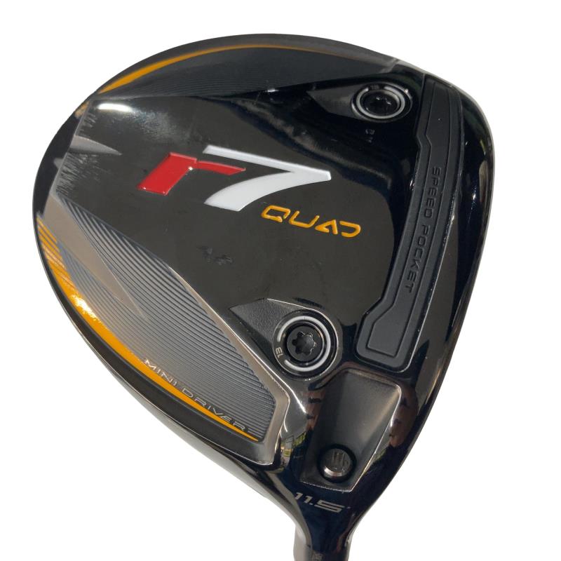 【中古】 テーラーメイド r7quad MINI DRIVER 11.5° ドライバー DR r7QMD Diamana SILVER TM55 (フレックスS) メンズ 男性用 右利き 右用 Bランク ゴルフクラブ