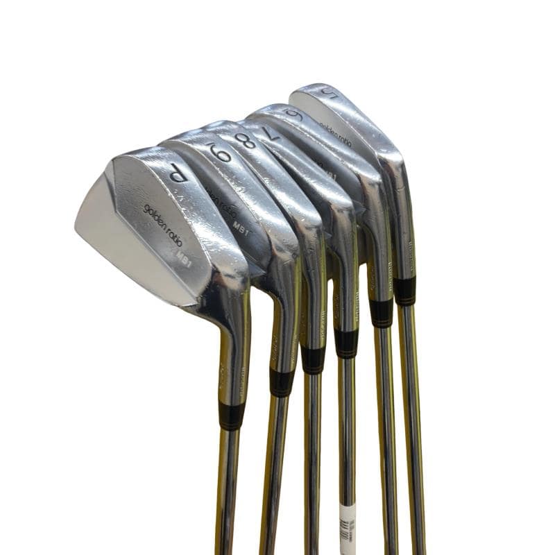 【中古】 特価製造業者 golden ratio MB1 6S アイアン仕掛ける IR 完全無欠特注立て坑 (フレックスS) メンズ 成人男性用 右利き 右用 D序列付ける ゴルフ野球クラブ