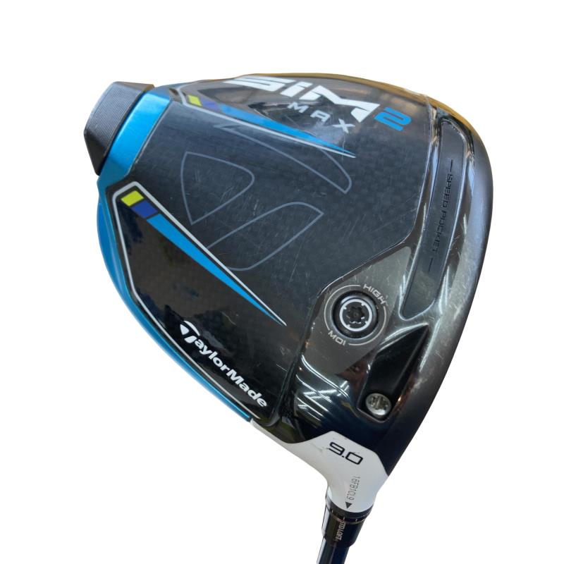 【中古】 テーラーメイド SIM2 MAX 9° ドライバー DR TENSEI BLUE TM50(SIM2 DR) (フレックスS) メンズ 男性用 右利き 右用 Cランク ゴルフクラブ