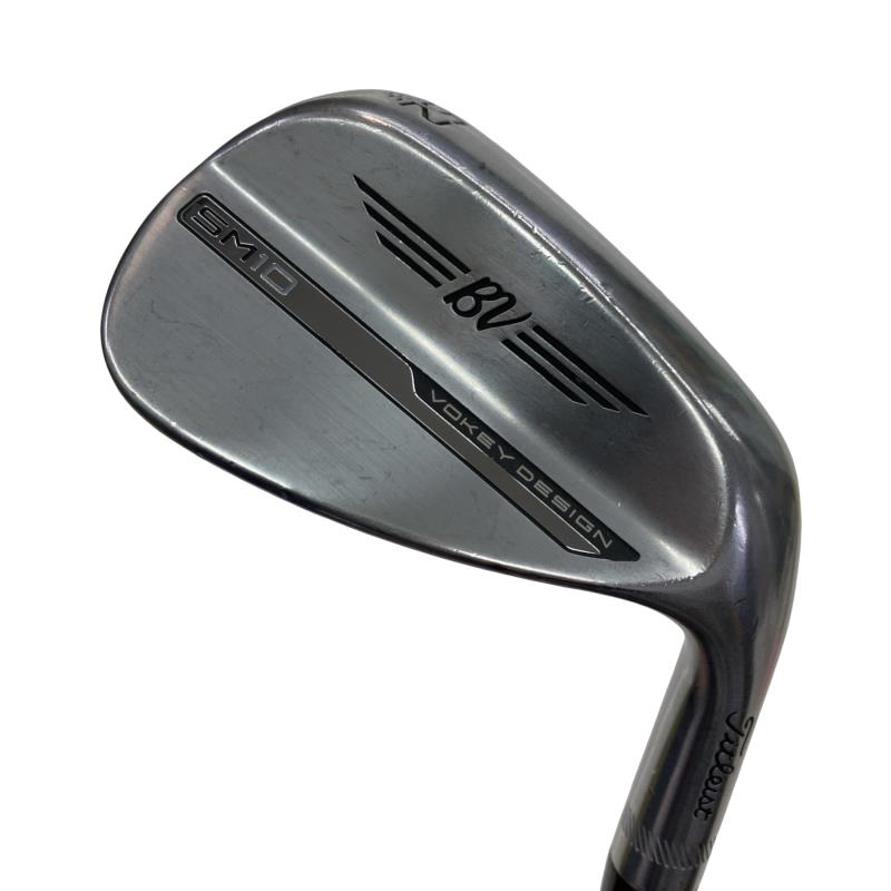 【中古】 タイトリスト VOKEY SPIN MILLED SM10 ツアークロム 52°/08°F ウェッジ WG Dynamic Gold (フレックスS) メンズ 男性用 右利き 右用 Cランク ゴルフクラブ