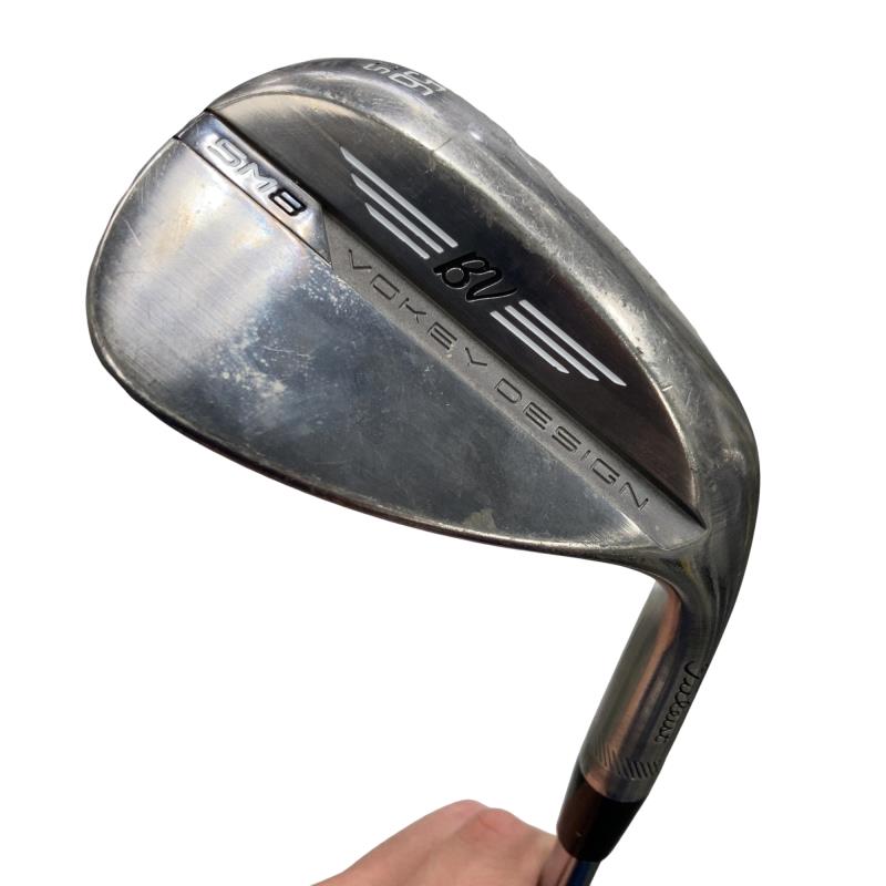 【中古】 タイトリスト VOKEY SPIN MILLED SM8 ブラッシュドスチール 56°/10°S ウェッジ WG Dynamic Gold (フレックスS) メンズ 成人男性用 右利き 右用 D位置づける ゴルフ野球クラブ