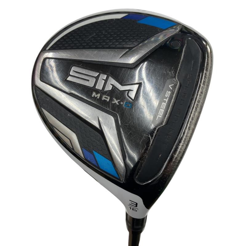【中古】 テーラーメイド SIM MAX-D 3W フェアウェイウッド FW TENSEI BLUE TM50(FW) (フレックスS) メンズ 男性用 右利き 右用 Cランク ゴルフクラブ