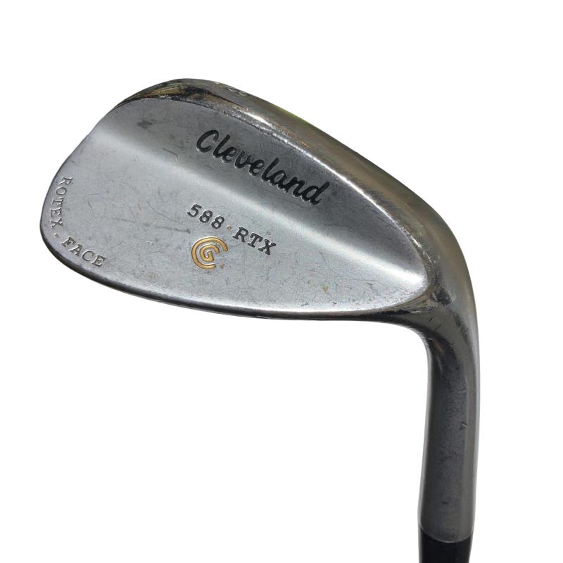 【中古】 クリーブランド Cleveland 588 RTX クローム 58°/12° ウェッジ WG Dynamic Gold (フレックスS) メンズ 男性用 右利き 右用 Cランク ゴルフクラブ