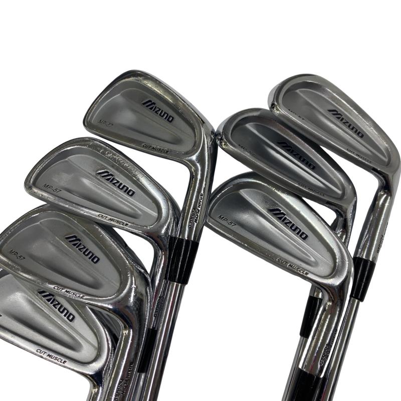 【中古】 ミズノ MP-57 7S アイアン書き割り IR Dynamic Gold (フレックスS) メンズ 成人男性用 右利き 右用 C序列付ける ゴルフ野球クラブ