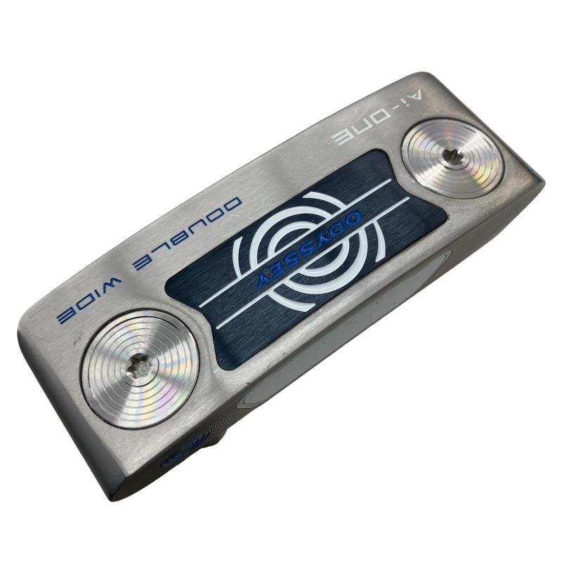 【中古】 オデッセイ Ai-ONE DOUBLE WIDE DB しろがね色 34in パター PT STROKE LAB 90 スチール写真 (フレックス余分の物) メンズ 成人男性用 右利き 右用 C位置付ける ゴルフ野球クラブ クラブ-メンズクラブ
