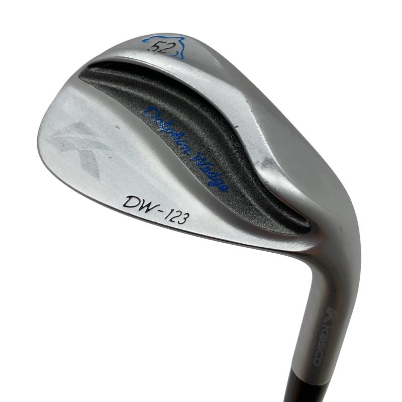 【中古】 キャスコ Dolphin Wedge DW-123 しろがね色 52° レディース ウェッジ WG Dolphin DP-231 (フレックスL) レディース お上さん用 右利き 右用 C序列付ける ゴルフ野球クラブ