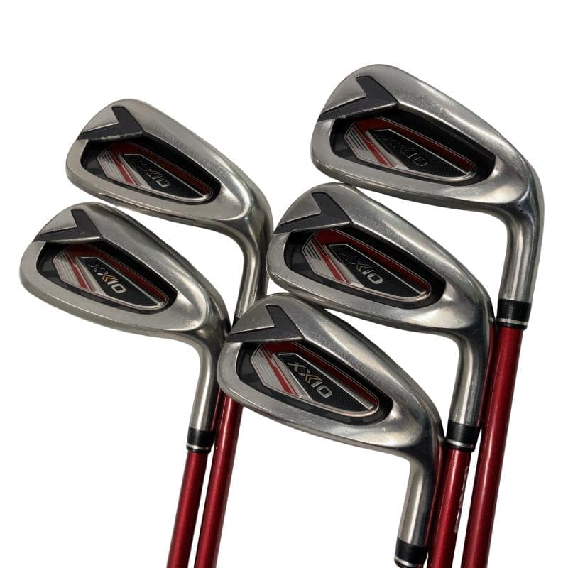 【中古】 ダンロップ XXIO(2022) 5S(レッド) アイアンセット IR XXIO MP1200(IR) レッド (フレックスR) メンズ 男性用 右利き 右用 Dランク ゴルフクラブ|ゴルフパートナー 中古クラブ店