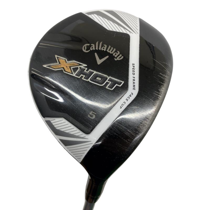 【中古】 キャロウェイ X HOT 5W フェアウェイウッド FW X HOT 60W(フェアウェイウッド) (フレックスS) メンズ 男性用 右利き 右用 Cランク ゴルフクラブ