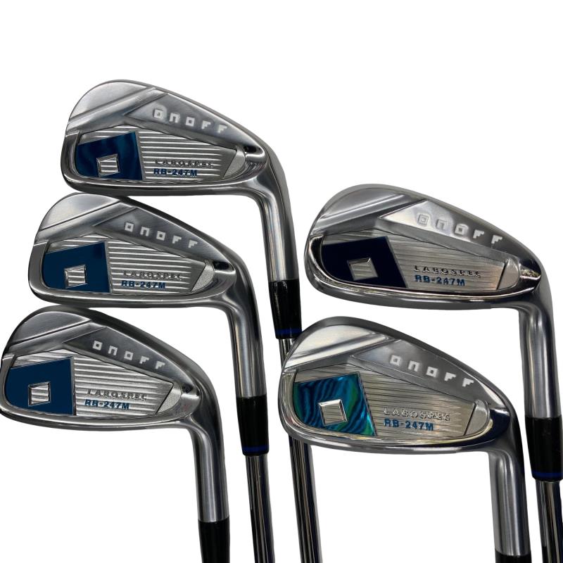 【中古】 ダイワ(グローブライド) ONOFF LABOSPEC RB-247M 5S アイアンセット IR 純正特注シャフト (フレックスS) メンズ 男性用 右利き 右用 Bランク ゴルフクラブ