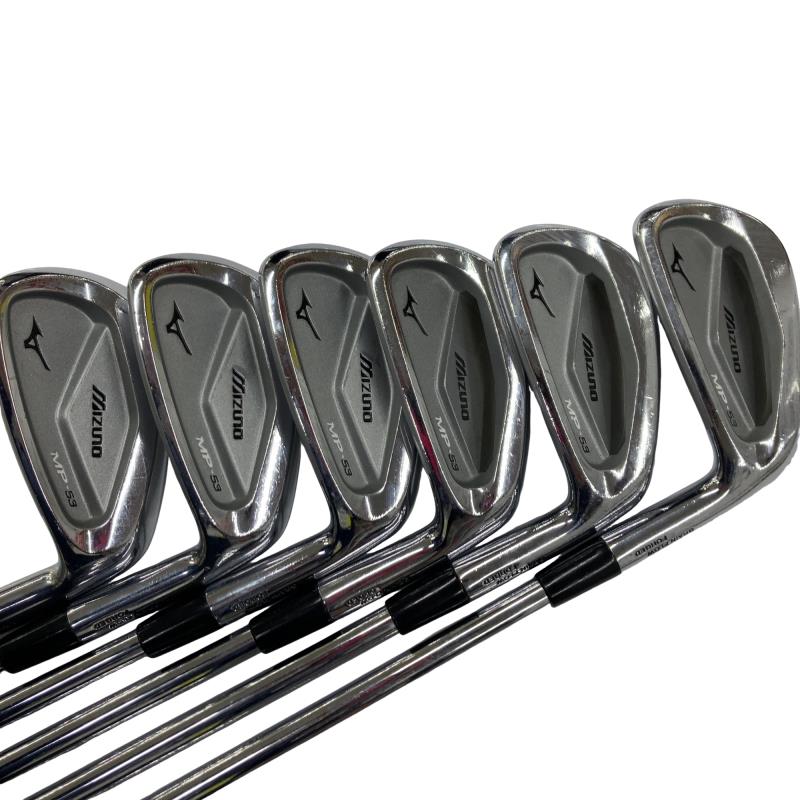 【中古】 ミズノ MP-53 6S アイアンセット IR 純正特注シャフト (フレックスS) メンズ 男性用 右利き 右用 Dランク ゴルフクラブ