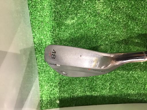 【中古】 タイトリスト VOKEY SPIN MILLED SM6 ツアークロム 48°/08°F ウェッジ WG 純正特注シャフト (フレックスS) メンズ 男性用 右利き 右用 Cランク ゴルフクラブ