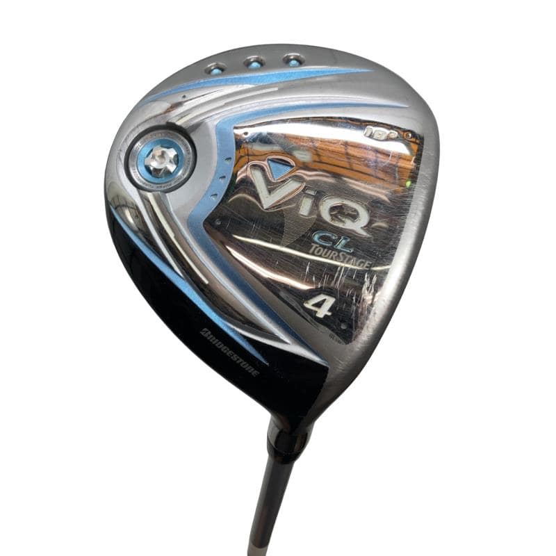 【中古】 ブリヂストン TOURSTAGE ViQ CL(2010) 4W (アクアブルー) フェアウェイウッド FW VT-30w (フレックスL) レディース 亭主もち用 右利き 右用 C位置づける ゴルフ野球クラブ