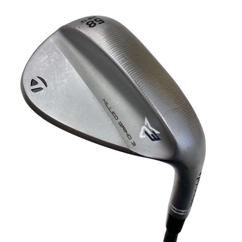 【中古】 テーラーメイド Taylor Made MILLED GRIND 3 58°/12° ウェッジ WG NS PRO MODUS3 TOUR105 (フレックスS) メンズ 男性用 右利き 右用 Dランク ゴルフクラブ