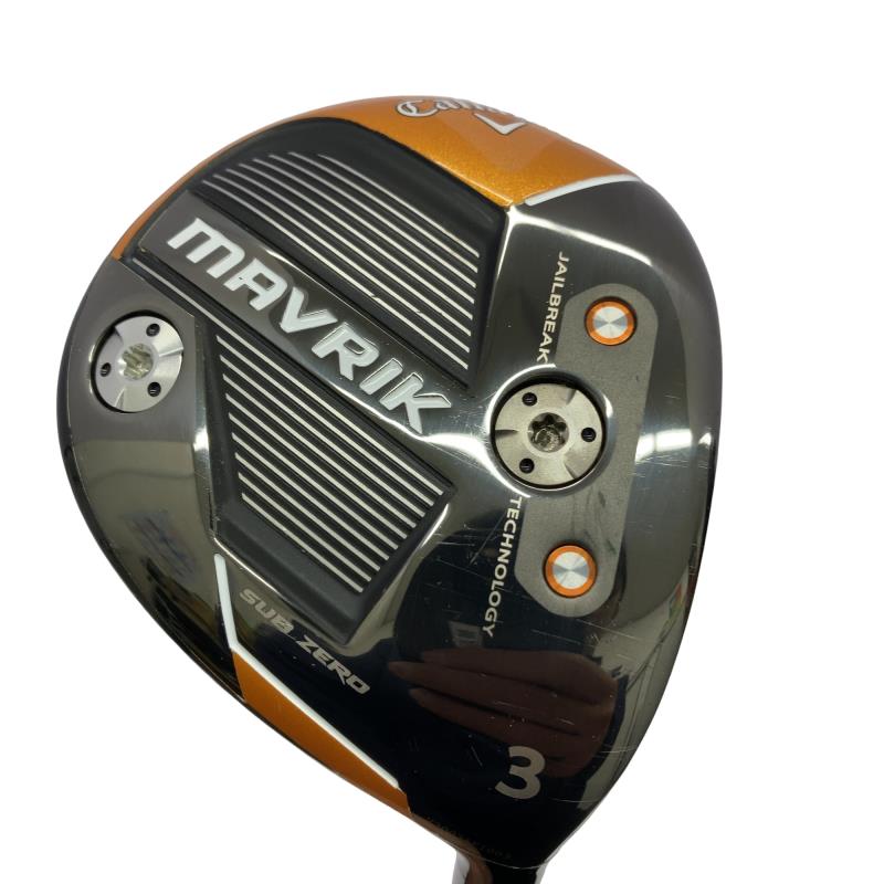 【中古】 キャロウェイ MAVRIK SUBZERO 3W フェアウェイウッド FW Tour AD SZ-5 TypeII(FW) (フレックスSR) メンズ 男性用 右利き 右用 Cランク ゴルフクラブ