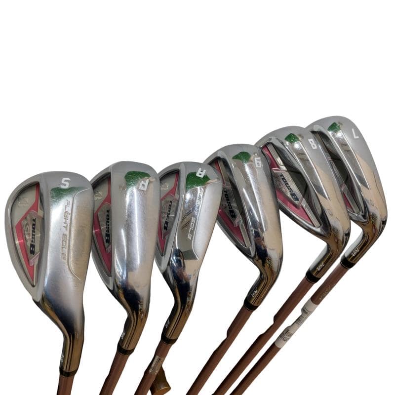 【中古】 ブリヂストン TOUR B JGR(ピンク) 7S レディース アイアンセット IR Air Speeder L(アイアン) (フレックスA) レディース 女性用 右利き 右用 Cランク ゴルフクラブ