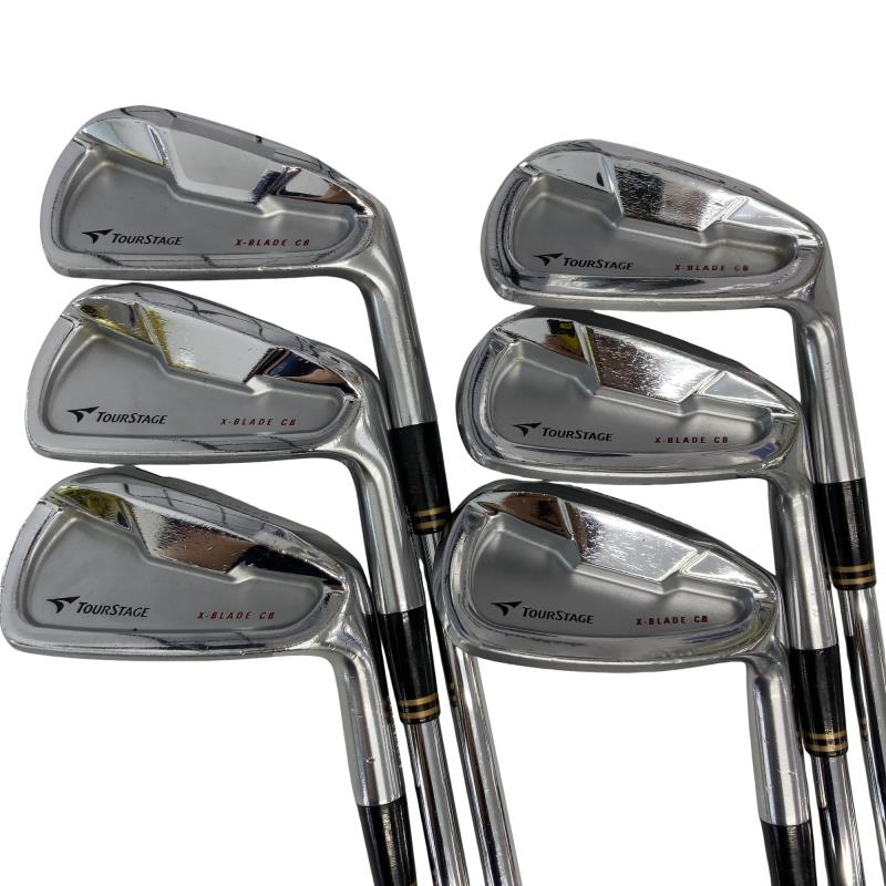 【中古】 ブリヂストン TOURSTAGE X-BLADE CB 6S アイアン書き割り IR NS PRO 950GH ウェイトフロー (フレックスS) メンズ 成人男性用 右利き 右用 C序列付ける ゴルフ野球クラブ
