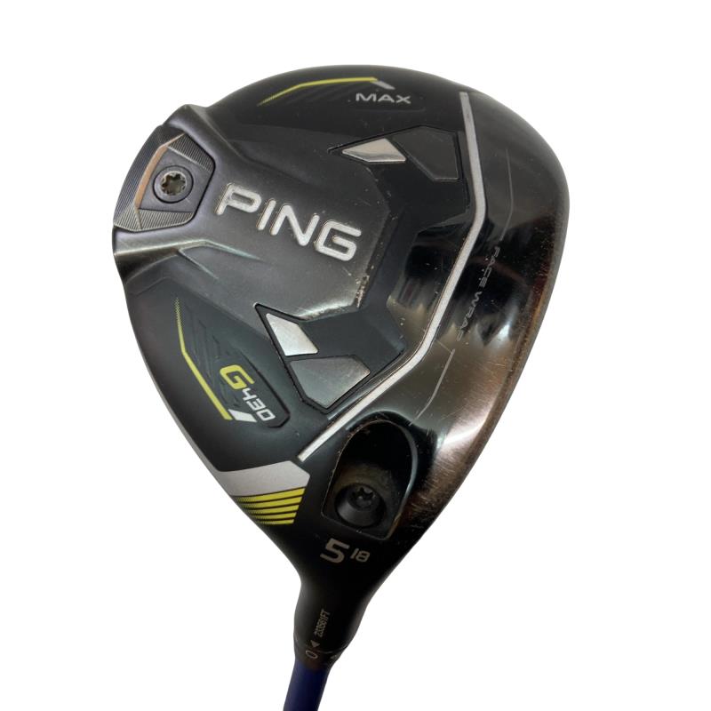 【中古】 ピン G430 MAX 5W フェアウェイウッド FW 純正特注シャフト (フレックスR) メンズ 男性用 右利き 右用 Cランク ゴルフクラブ