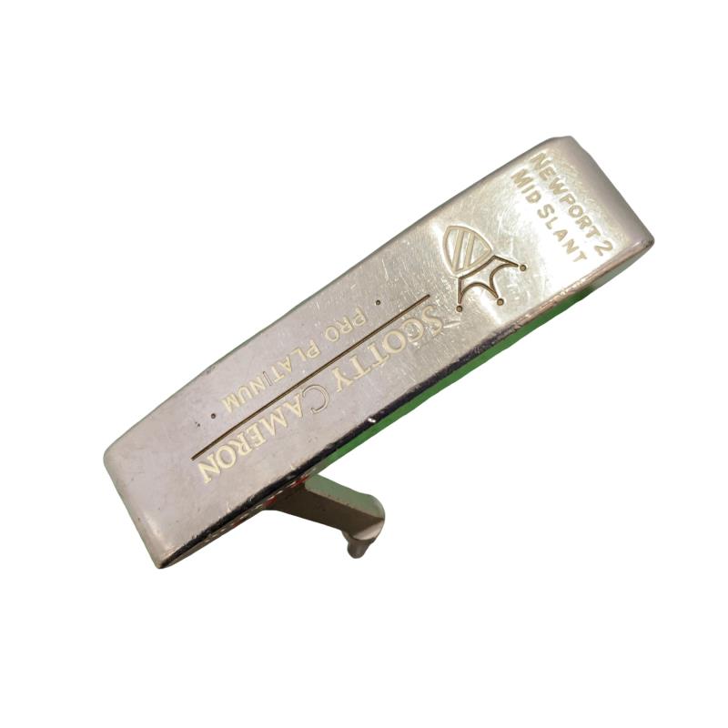 【中古】 タイトリスト SCOTTY CAMERON PRO PLATINUM NEWPORT 2 MID SLANT ●●● パター PT Micro Step (フレックスその他) メンズ 男性用 右利き 右用 Cランク ゴルフクラブ|ゴルフパートナー 中古クラブ店