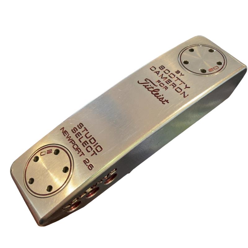 【中古】 タイトリスト SCOTTY CAMERON STUDIO SELECT NEWPORT 2.6 33インチ(20g) パター PT スチール (フレックスその他) メンズ 男性用 右利き 右用 Dランク ゴルフクラブ｜ゴルフパートナー 中古クラブ店