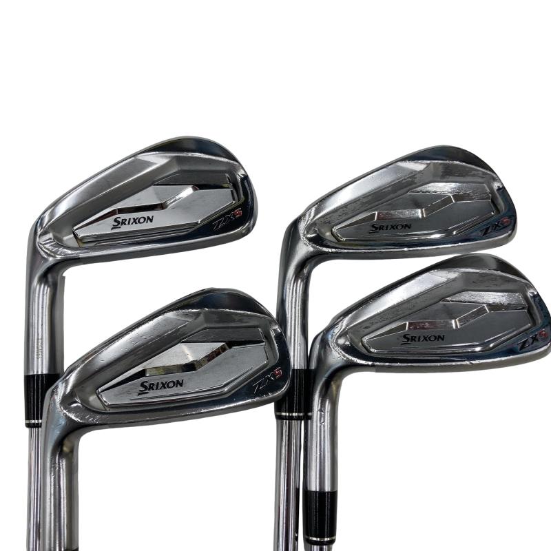 【中古】 ダンロップ SRIXON ZX5 6S レフティ アイアンセット IR 純正特注シャフト (フレックスR) メンズ 男性用 左利き レフティ 左用 Cランク ゴルフクラブ