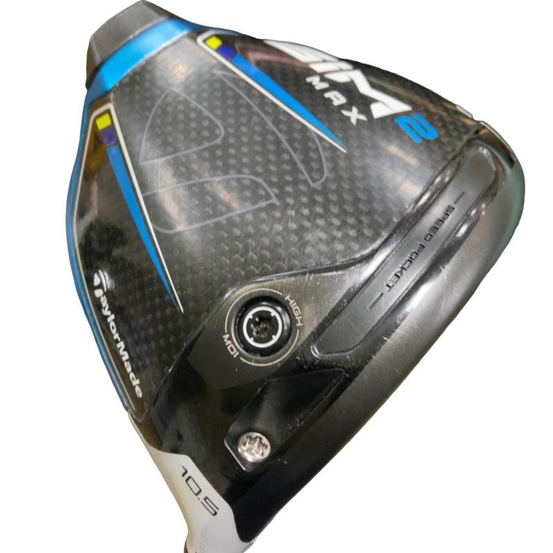 【中古】 テーラーメイド SIM2 MAX 10.5° ドライバー DR TENSEI BLUE TM50(SIM2 DR) (フレックスSR) メンズ 男性用 右利き 右用 Cランク ゴルフクラブ
