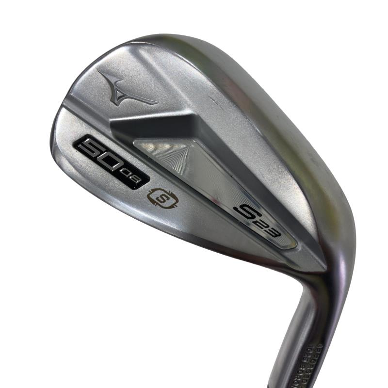 【中古】 ミズノ Mizuno S23(ホワイトサテン) 50°/08°S ウェッジ WG 純正特注シャフト (フレックスS) メンズ 男性用 右利き 右用 Aランク ゴルフクラブ|ゴルフパートナー 中古クラブ店