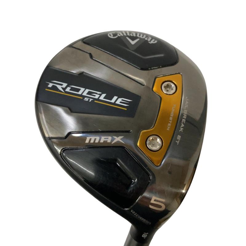【中古】 キャロウェイ ROGUE ST MAX 5W フェアウェイウッド FW 純正特注シャフト (フレックスR) メンズ 男性用 右利き 右用 Cランク ゴルフクラブ