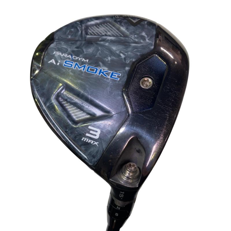 【中古】 キャロウェイ PARADYM Ai SMOKE MAX 3W フェアウェイウッド FW TENSEI 50 for CW(Ai SMOKE FW) (フレックスS) メンズ 男性用 右利き 右用 Cランク ゴルフクラブ