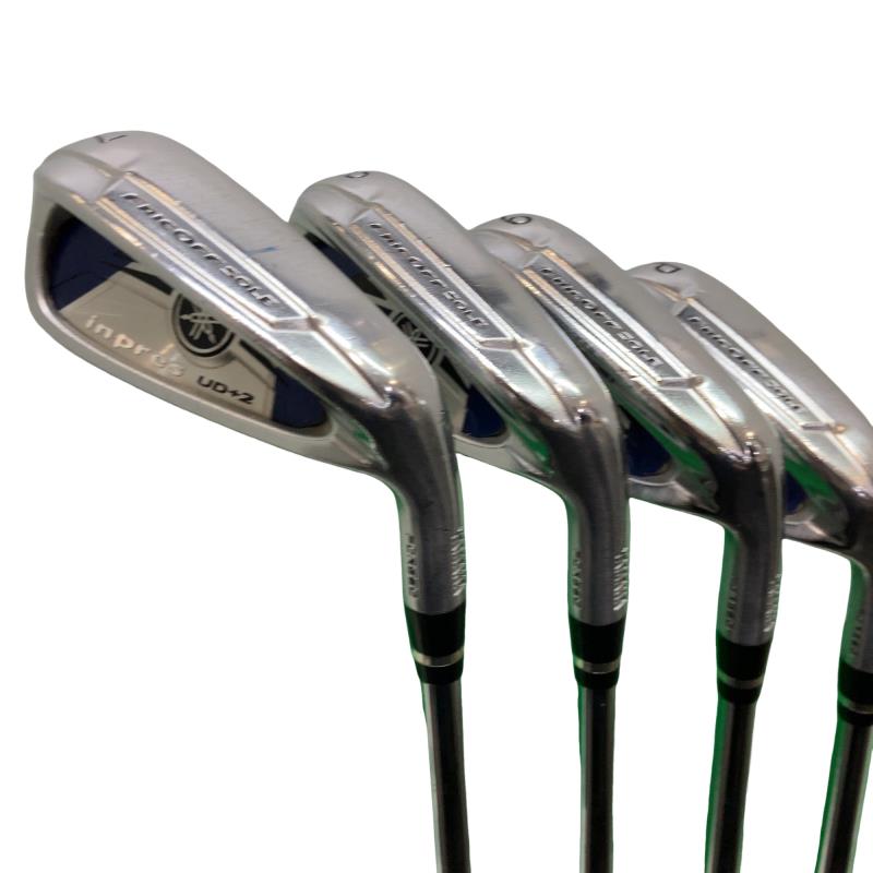 【中古】 ヤマハ inpres UD+2(2019) 4S アイアンセット IR 純正特注シャフト (フレックスR) メンズ 男性用 右利き 右用 Cランク ゴルフクラブ