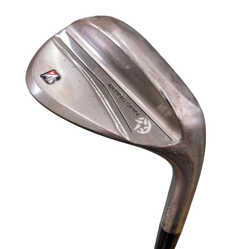 【中古】 ブリヂストン BRIDGESTONE BITING SPIN ノーメッキ 54°/10°M ウェッジ WG 純正特注シャフト (フレックスR) メンズ 男性用 右利き 右用 Cランク ゴルフクラブ|ゴルフパートナー 中古クラブ店