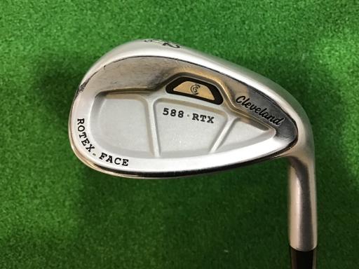 【中古】 クリーブランド Cleveland 588 RTX キャビティバック クローム 52°/10° ウェッジ WG Dynamic Gold (フレックスS) メンズ 男性用 右利き 右用 Cランク ゴルフクラブ
