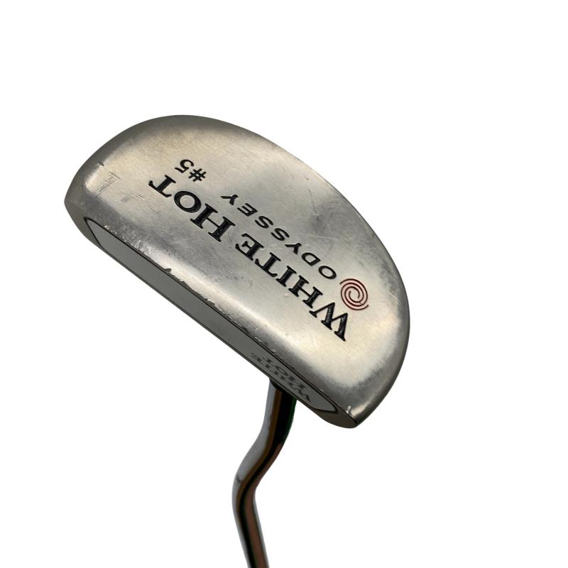 【中古】 オデッセイ WHITE HOT #5 33インチ レフティ パター PT スチール (フレックスその他) メンズ 男性用 左利き レフティ 左用 Cランク ゴルフクラブ
