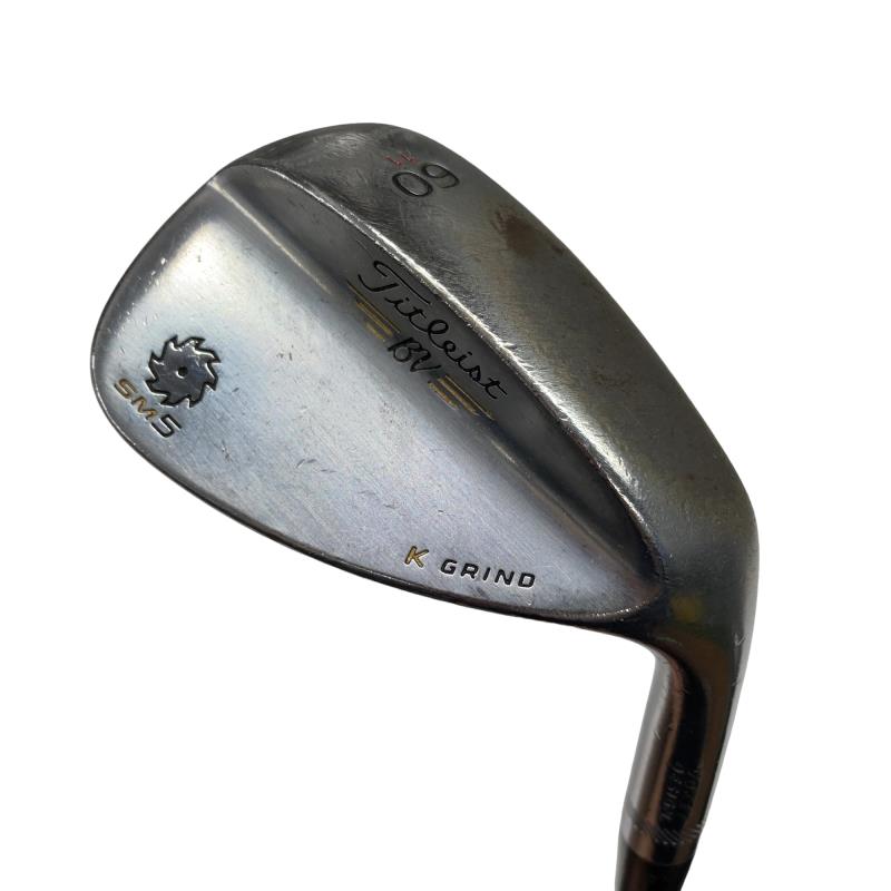 【中古】 タイトリスト VOKEY SPIN MILLED SM5 ツアークロム 60°/11°K ウェッジ WG Dynamic Gold (フレックスS) メンズ 男性用 右利き 右用 Dランク ゴルフクラブ
