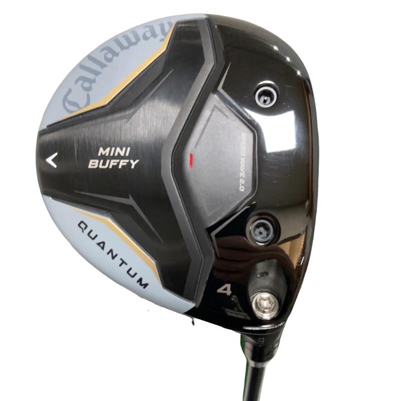 【中古】 キャロウェイ QUANTUM MINI BUFFY 4W フェアウェイウッド FW 純然たる特注矢がら (フレックスSR) メンズ 成人男性用 右利き 右用 C位置づける ゴルフ野球クラブ