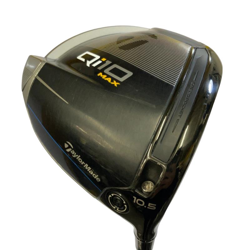 【中古】 テーラーメイド Qi10 MAX 10.5° ドライバー DR 純正特注シャフト (フレックスSR) メンズ 男性用 右利き 右用 Cランク ゴルフクラブ