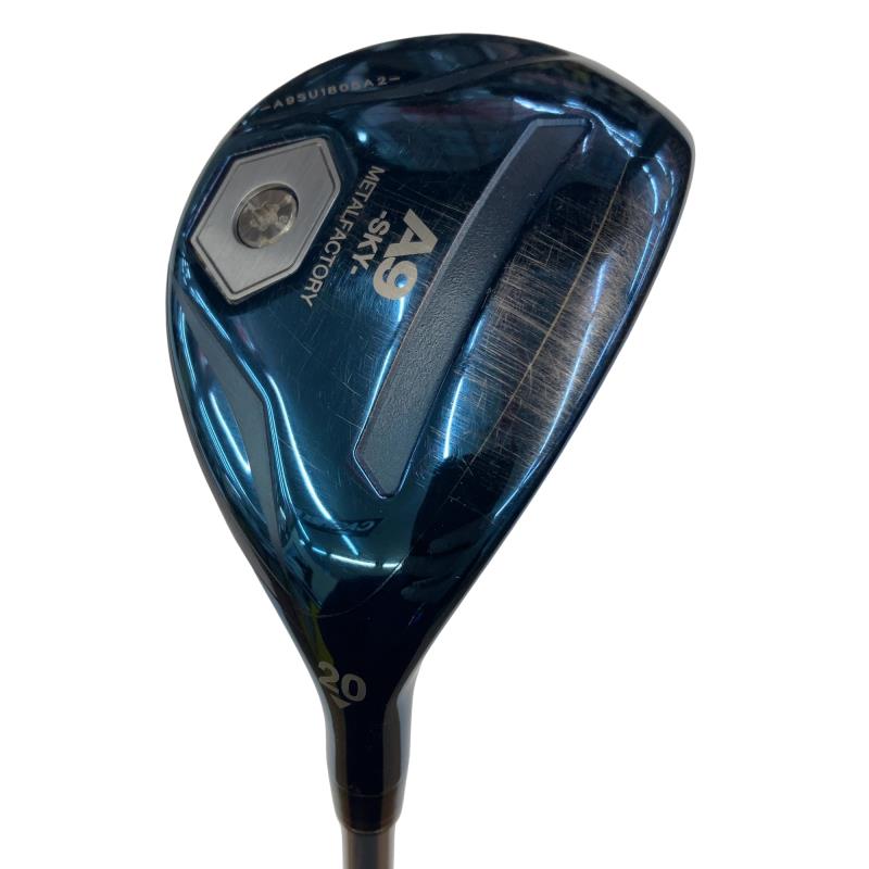【中古】 朝日ゴルフ METAL FACTORY A9 SKY(青碧) 20° ありがた味 UT MURAKUMO-HAYATE UT (フレックスR) メンズ 成人男性用 右利き 右用 B位置づける ゴルフ野球クラブ