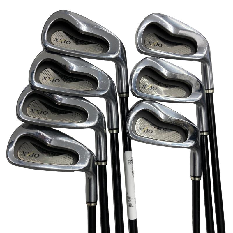 【中古】 ダンロップ XXIO FORGED 10S アイアン書き割り IR XXIO MX1000 (フレックスS) メンズ 成人男性用 右利き 右用 C序列付ける ゴルフ野球クラブ
