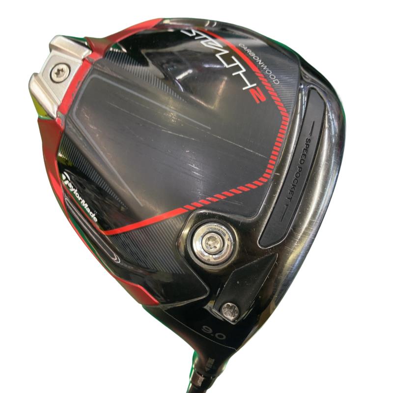 【中古】 テーラーメイド STEALTH2 9° ドライバー DR TENSEI RED TM50(STEALTH DR) (フレックスS) メンズ 男性用 右利き 右用 Cランク ゴルフクラブ