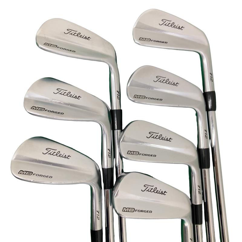 【中古】 タイトリスト Titleist MB 712 8S アイアン書き割り IR Dynamic Gold (フレックスS) メンズ 成人男性用 右利き 右用 D位置づける ゴルフ野球クラブ
