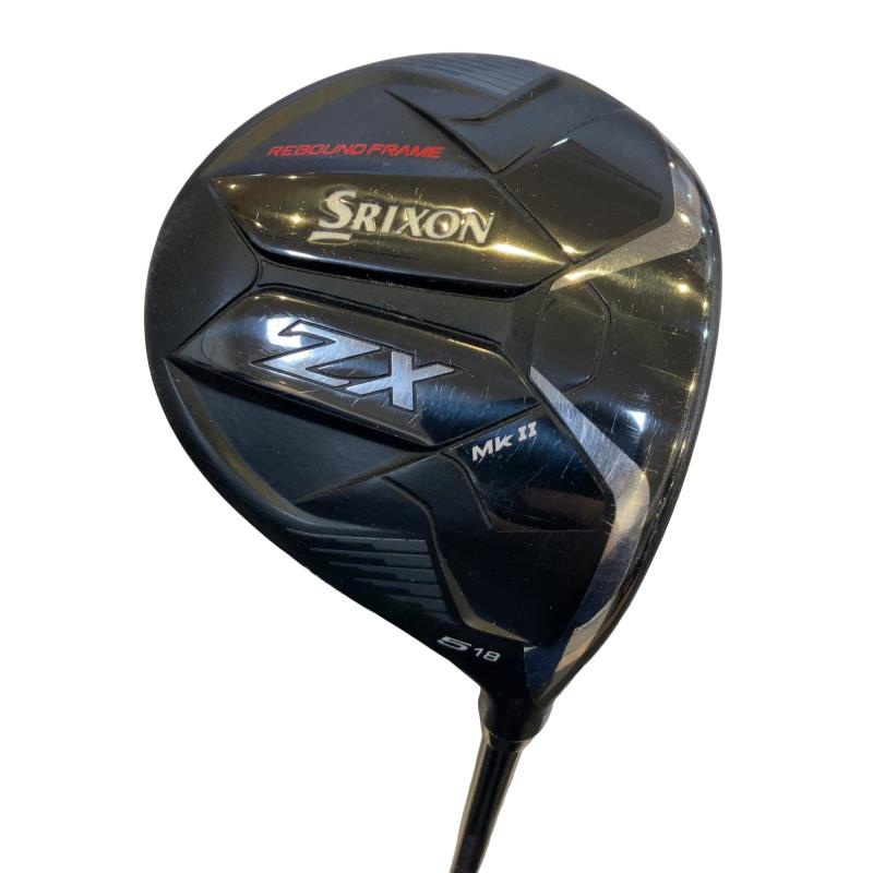 【中古】 ダンロップ SRIXON ZX Mk II 5W フェアウェイウッド FW 純正特注シャフト (フレックスS) メンズ 男性用 右利き 右用 Cランク ゴルフクラブ