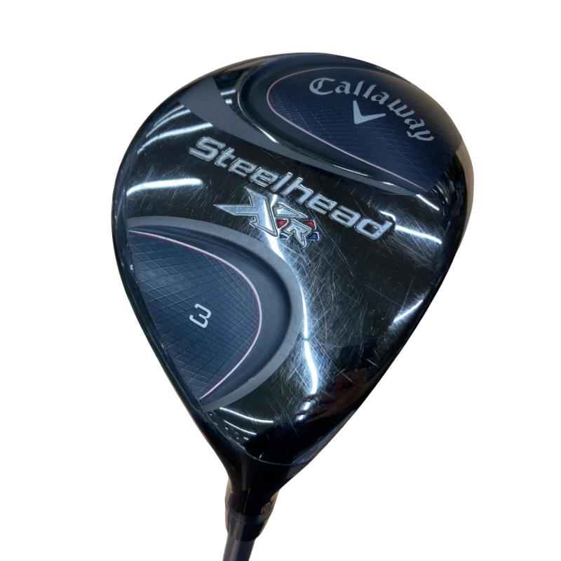 【中古】 キャロウェイ STEELHEAD XR 3W フェアウェイウッド FW リシャフト (フレックス余分の物) メンズ 成人男性用 右利き 右用 C位置づける ゴルフ野球クラブ