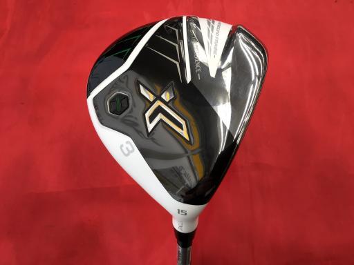 【中古】 ダンロップ XXIO(2022) eks ホワイト 3W フェアウェイウッド FW Miyazaki AX-2(FW) (フレックスS) メンズ 男性用 右利き 右用 Bランク ゴルフクラブ