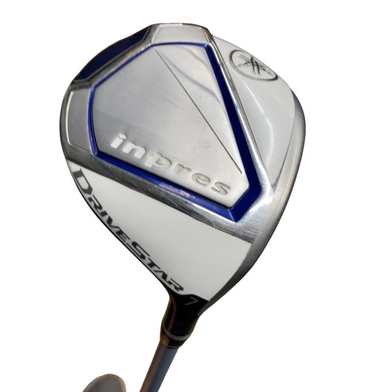 【中古】 ヤマハ inpres DRIVESTAR 7W レディース フェアウェイウッド FW VANQUISH for inpres LM423f (フレックスL) レディース 女性用 右利き 右用 Cランク ゴルフクラブ｜ゴルフパートナー 中古クラブ店