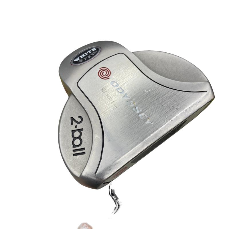 【中古】 オデッセイ WHITE STEEL 2・ball 34in パター PT スチール写真 (フレックス余分の物) メンズ 成人男性用 右利き 右用 C位置づける ゴルフ野球クラブ
