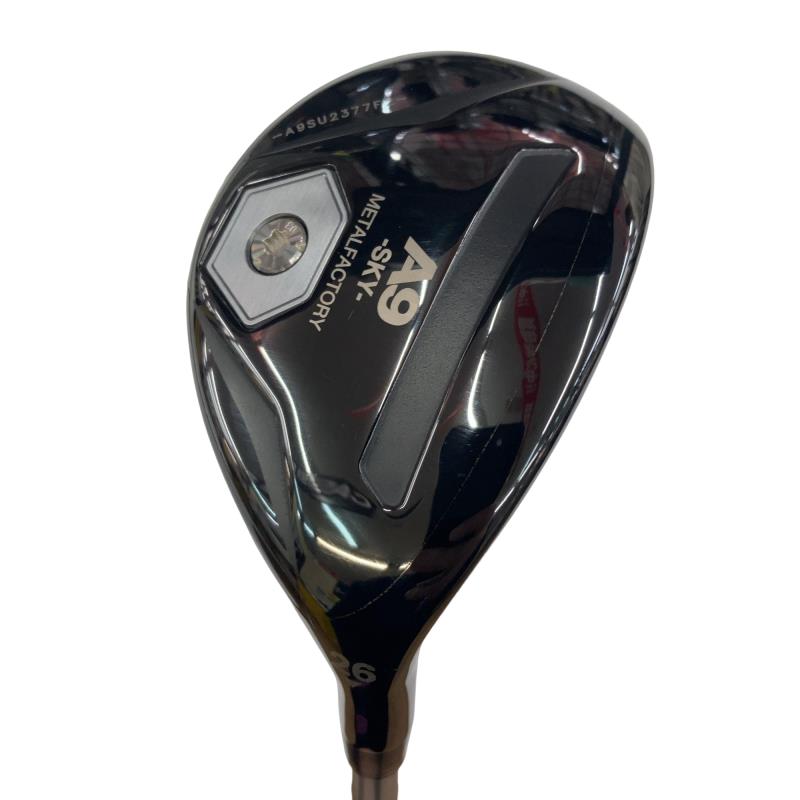 【中古】 朝日ゴルフ METAL FACTORY A9 SKY(黒いこと) 26° ありがた味 UT MURAKUMO-HAYATE UT (フレックスR) メンズ 成人男性用 右利き 右用 C位置づける ゴルフ野球クラブ
