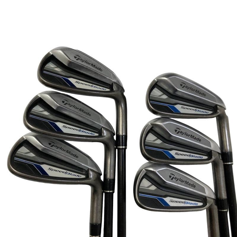 【中古】 テーラーメイド Speed Blade 6S アイアンセット IR TM7-114 (フレックスS) メンズ 男性用 右利き 右用 Cランク ゴルフクラブ