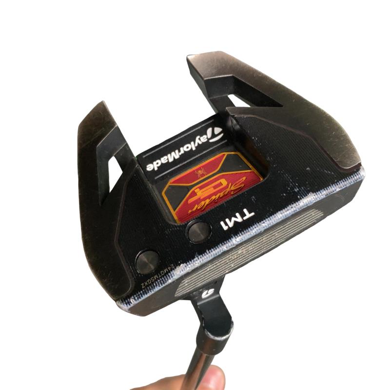 【中古】 仕立て屋お手伝いさん Spider GT BLACK TM1 33in パター PT スチール写真 (フレックス余分の物) メンズ 成人男性用 右利き 右用 D位置づける ゴルフ野球クラブ