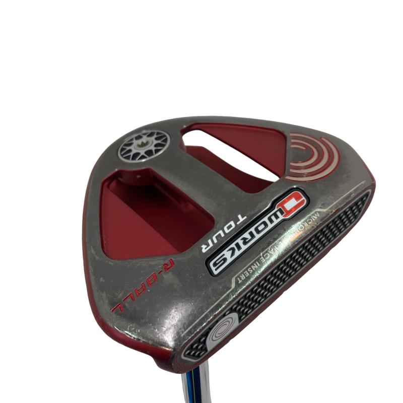 【中古】 オデッセイ O WORKS TOUR RED R-BALL 34インチ パター PT スチール (フレックスその他) メンズ 男性用 右利き 右用 Dランク ゴルフクラブ